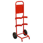 Compact Double Extinguisher Trolley